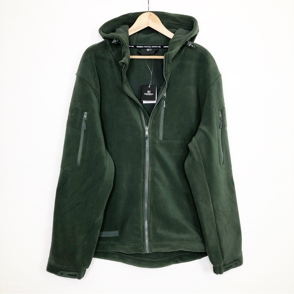 Baerskin tactical supply Co XL NWT Men's Green Fleece Jacket